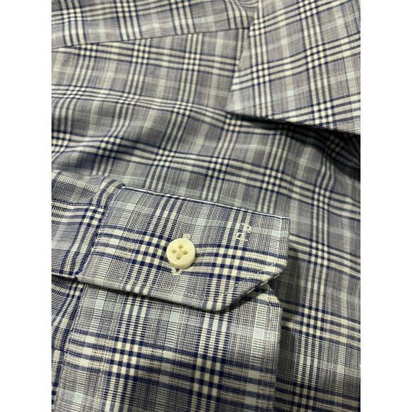 Suitsupply Men's Long‎ Sleee Dress Shirt Nova Check Cotton Size 17 3/4 - 45 - Picture 7 of 9